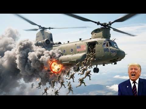 7 US CH-47 helicopters carrying 700 elite troops were shot down by Russian SU-57s.