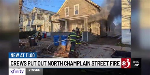 Burlington fire crews put out Old North End fire