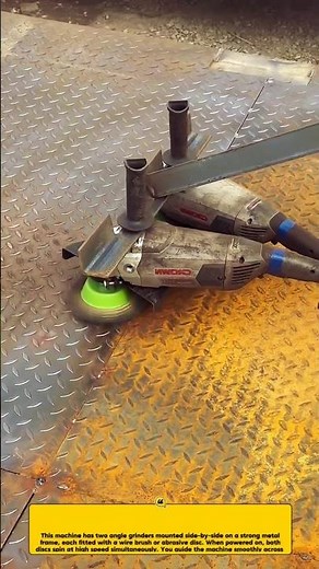 Automatic Steel Plate Rust Remover | Fast Heavy-Duty Cleaning