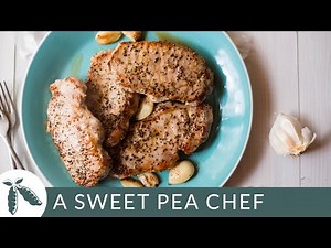 Garlic Roasted Pork Chops