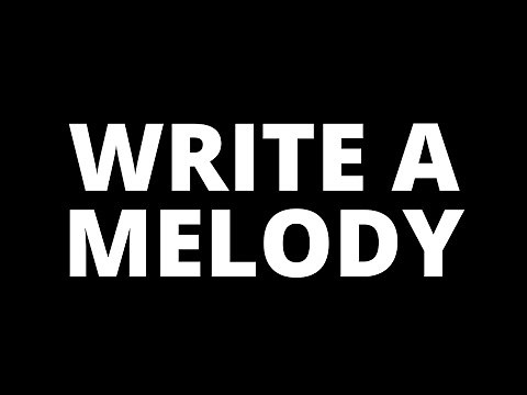 How to write a song melody using the art of phrasing