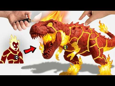 I fused a Ben 10 alien with a DINOSAUR｜ Ben10 Clay