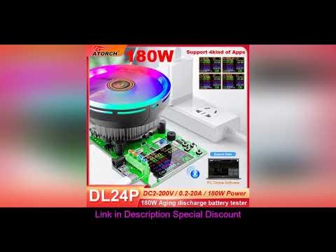 DL24/P Color 2.4" DC USB tester electronic load lithium battery capacity monitor discharge charge p