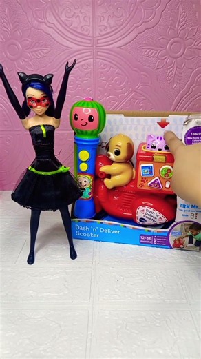 Super cute miraculous dolls N cool Peekaboo Puppy Scooter