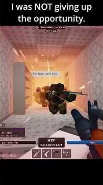 Clearing the spawnwave in SCP retroBreach
