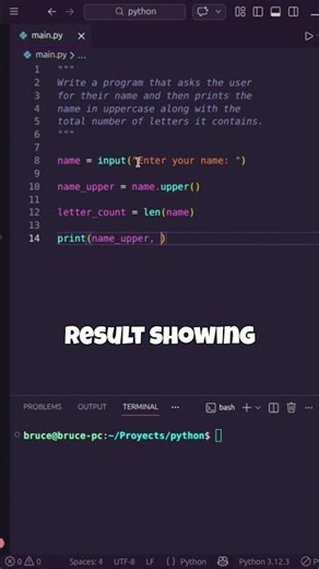Python Challenge for Beginners | Count Letters in a Name
