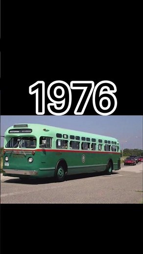 Evolution of Bus (1956~2025) #shorts #bus #evolution #trending