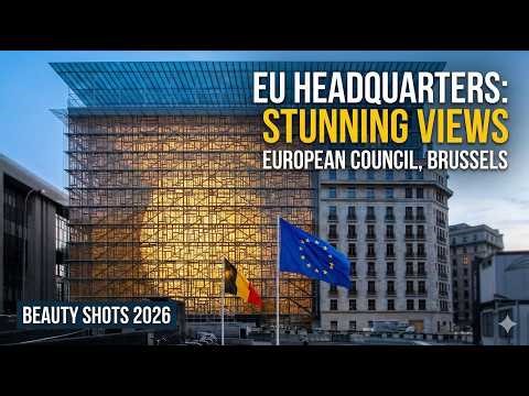 Inside the EU Capital: European Council Tower Cam Shots (March 2026)
