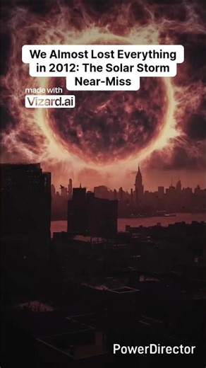 In 2012… A Solar Storm Almost Ended Civilization (No One Told You)