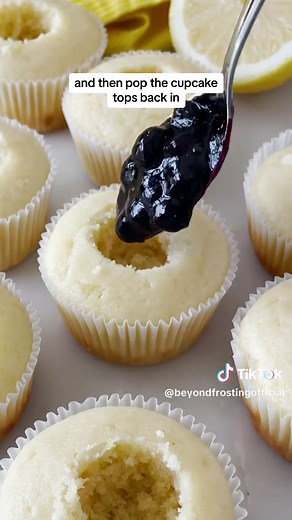 Delicious Lemon Blueberry Cupcakes with Swirled Frosting