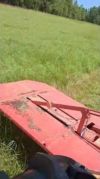 Small acreage farming. Tar River Drum Mower.