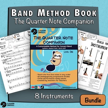 Beginning Band Quarter Note Companion Method Book | Basic Bundle | Level 1