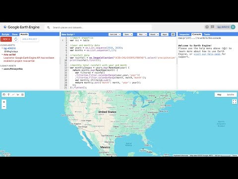 How to download climate data using Google Earth Engine