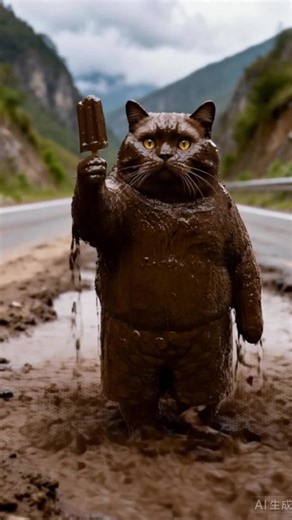 Funny Cartoon Cat Mishap: A Hilarious Twist