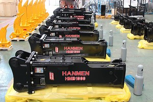 [Hot Item] Hot Selling Long Service Life Durable 100mm Chisel Hmb1000 Sb50 Hmb Box Silenced Hydraulic Hammer for Excavator/Diggers
