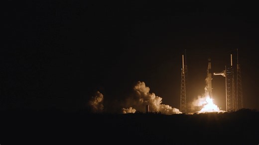 The first stage booster supporting Crew-12 returned to Earth and completed the first landing on Landing Zone 40 | SpaceX