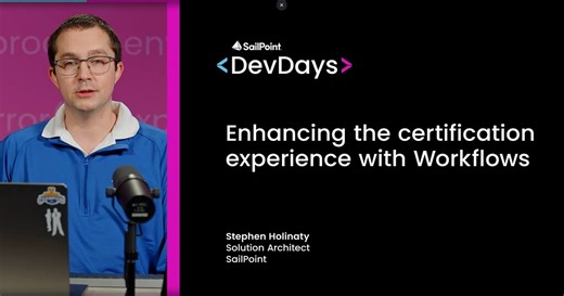 Enhancing the certification experience with Workflows