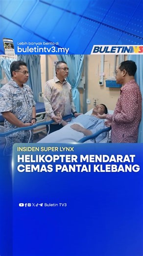 Pendaratan Kecemasan Helikopter Super Lynx di Melaka