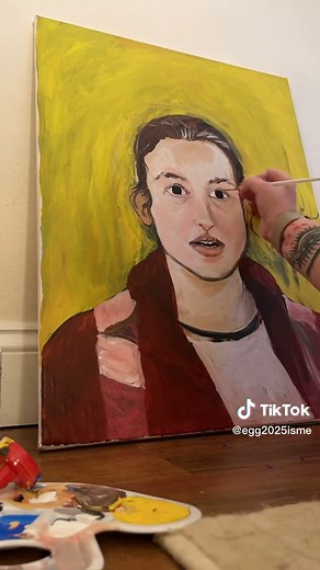 1 Hour Timelapse Rework of 6-Year-Old Ellie Painting | The Last of Us