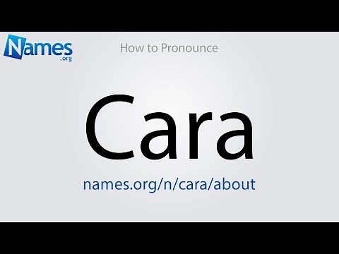 How to Pronounce Cara