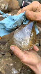 Scott shines up crystals from the mine with an aerosol spray from the back of the van 😂. Some REAL nice finds today, watch until the end to see the biggest one!!! #herkimerdiamonds #minerals #quartz #crystals #crystalhealing #crystalsforsale #rockhound #rockhounds #mining #upstateny #outdoors #recreation #minerals #geology #newyork | Mohawk Valley Mineral Mining Inc