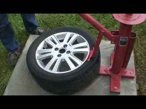 Harbor Freight Manual Tire Changer Review - Pittsburgh Automotive Balancer - Mojolever Tire Tool