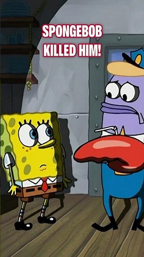 What did SpongeBob and Mr. Krabs do to the health inspector?! #shorts