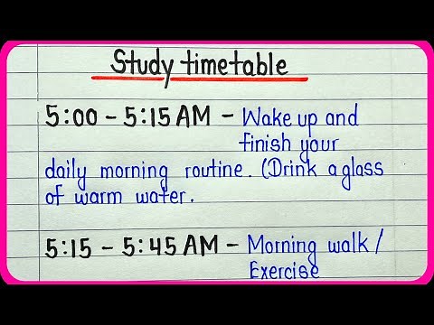 Best timetable for class 12th || Study routine for class 12th || Topper student time table