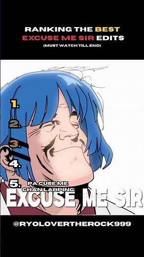Ranking Excuse Me Sir Edits PART 26 #excusemesir #trending #meme