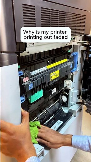 Fix HP Printer Printing Faded Pages! 🖨️✨ #Shorts #HPPrinter #TechTips