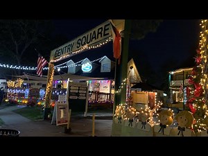 Walk Around Old Town Spring Texas Historic Shopping Dining Entertainment |Victorian Style Shops