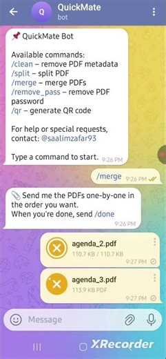 How to merge pdf files into one? #pdf #merge #howto #TheQuickMateBot