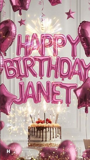 🌸 Happy Birthday Janet 🎂 | Lovely Birthday Wishes for a Wonderful Woman 💖