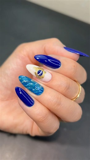 Unha decorada copa do mundo 🇧🇷✨ #unhas #nail #nailart #nailtutorial #esmalte