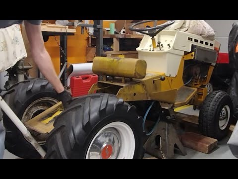 Sears Suburban SS16 Brake and Transaxle Seals Part 1 - Transmission Transaxle Removal