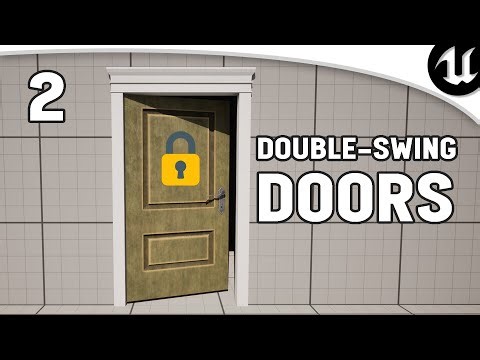 Unreal Engine 5 Complete Door System - PART 2 (locks, keys, collision & more)