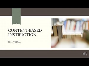 Introducing Content Based Instruction(CBI) with it Models and Principles of CBI| Use of CBI in a FAL