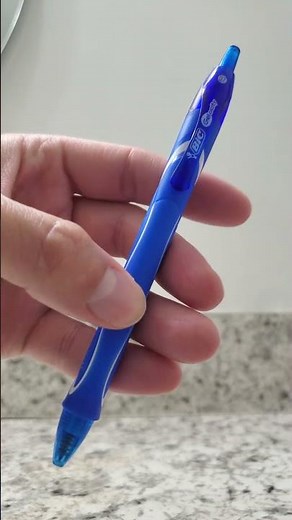 In Hand Review of BIC Gelocity Quick Dry Blue Gel Pens, Medium