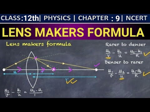 Live Class 🇮🇳 | Lens maker formula | Derivation | Ray optics | #jee #neet #class12