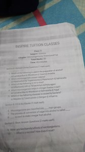 Multiple Choice and Short Answer Questions on MicroorganismsW... | Filo