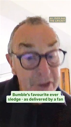 Bumble - on loan from sticktocricket - told us about the best fan sledge he’s ever heard 😂 Catch the full episode wherever you get your podcasts now! | All Over Bar The Cricket