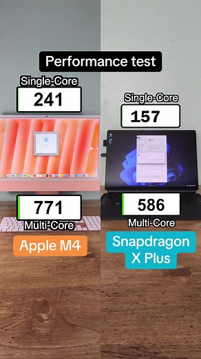 Apple M4 Chip vs Qualcomm Snapdragon X Plus Performance