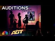Attraction Juniors Performs Shadow Art to "The Lucky One" by Taylor Swift - Auditions - AGT 2024