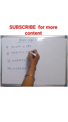 Basic sign convention in mathematics #maths #motivation