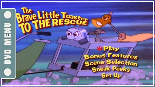 The Brave Little Toaster to the Rescue - DVD Menu