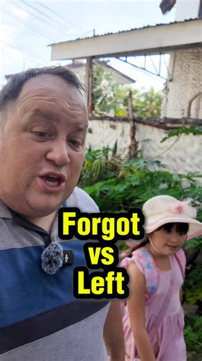 Forgot vs left #learnenglish #studyenglish | English Lingo