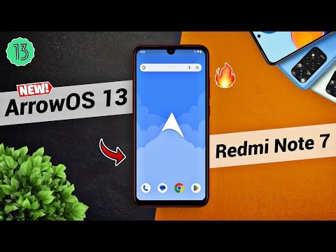 How to Install ArrowOS 13.1 on Redmi Note 7 - Fix GCam - Android 13⚡⚡