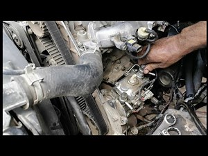 Toyota 1kz new diesel pump engine install