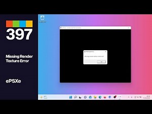 Cara Mengatasi Missing Render Texture Extension No Pixel Format Available di ePSXe