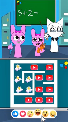 Wenda's math challenge in maze multi voice | hungry worm and numberblocks | help oren guess the names of italianbrainrot 🤔🤯🧠 #hungryworm #multivoicechallenge #chocobeezmath #memes #animation #fbreelsfypシ゚viralfbreelsfypシ゚viral | ChocoBeez